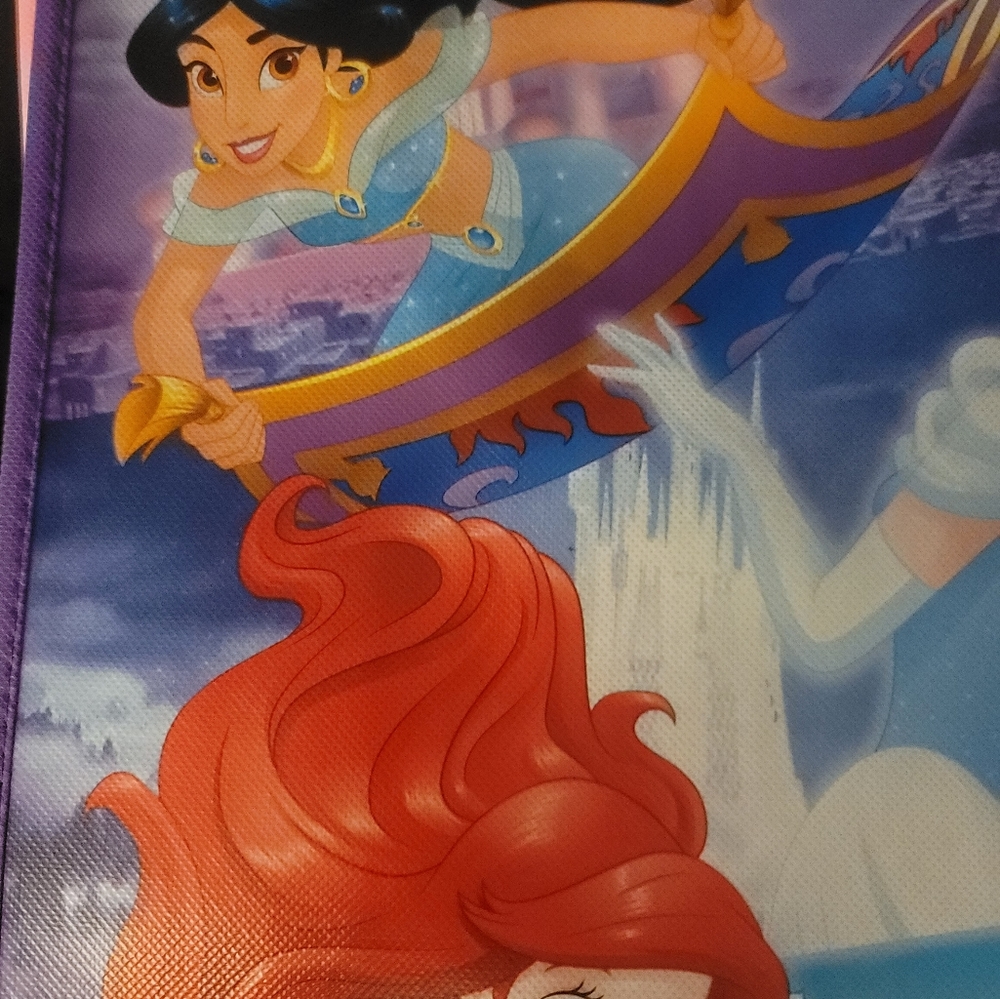 Disney Princess reusable tote bag. Set of two